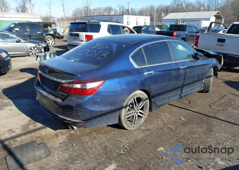 2016 Honda Accord Sport из США, поврежденный, VIN 1HGCR2F67GA030905